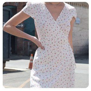 Brandy Melville floral white Robbie dress